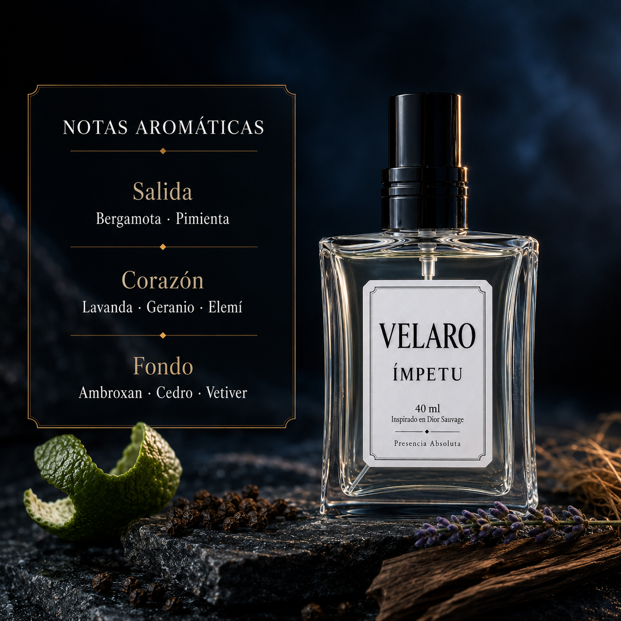 VELARO ÍMPETU inspirado en Dior Sauvage