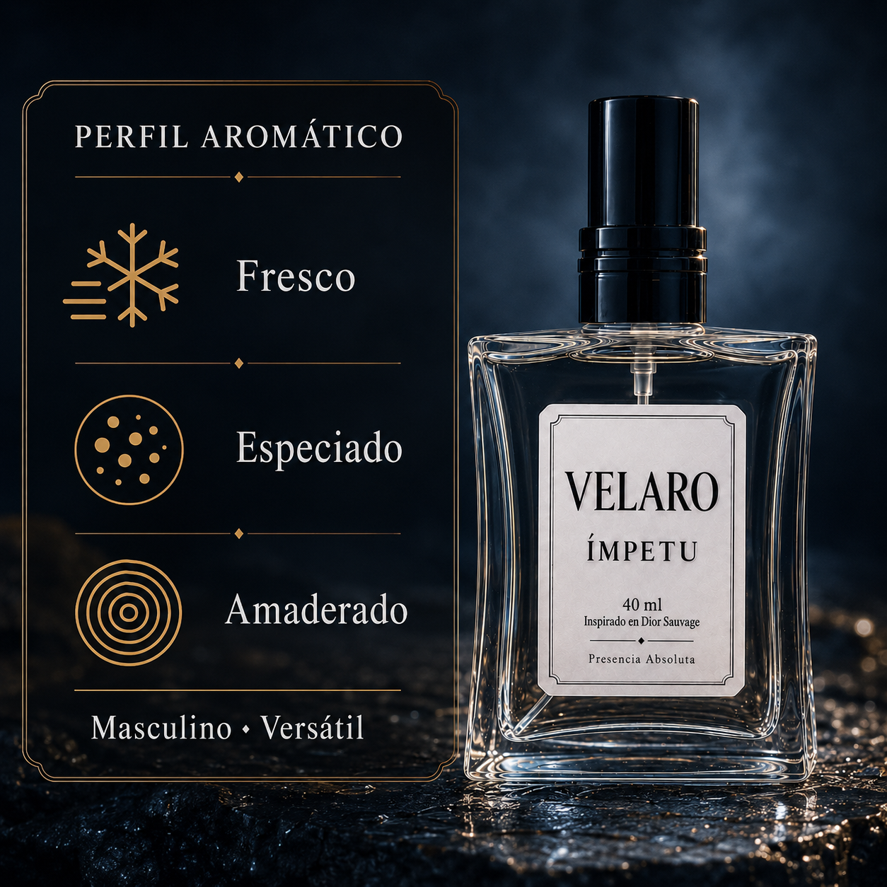 VELARO ÍMPETU inspirado en Dior Sauvage