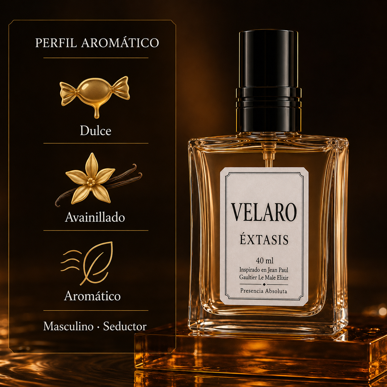 VELARO ÉXTASIS inspirado en Jean Paul Gaultier Le Male Elixir