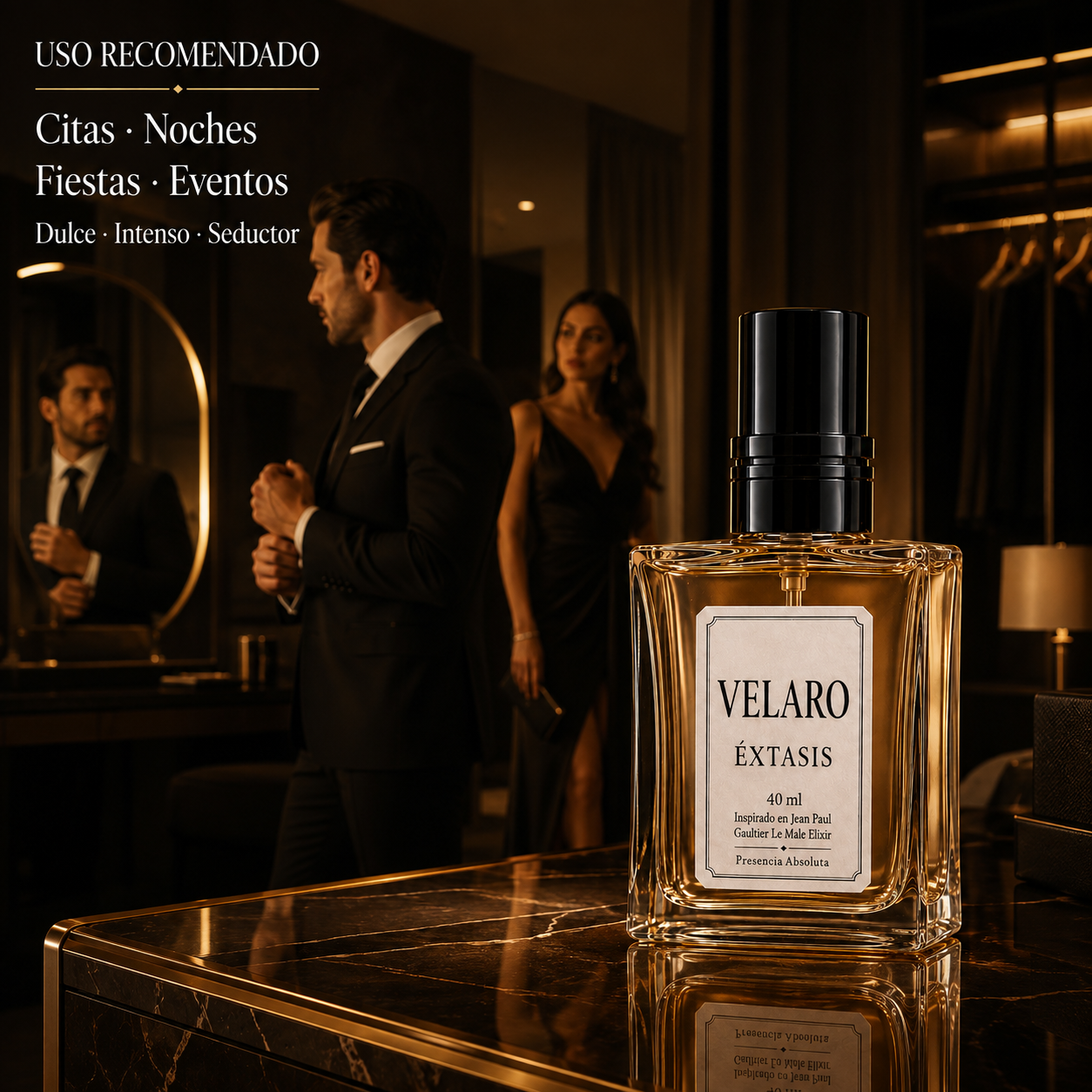 VELARO ÉXTASIS inspirado en Jean Paul Gaultier Le Male Elixir