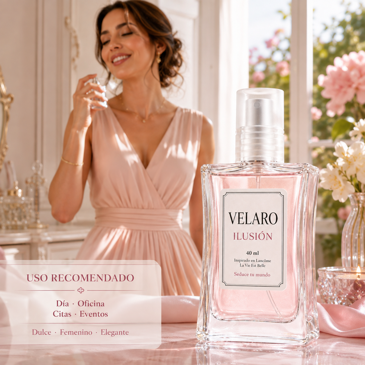 VELARO ILUSIÓN inspirado en Lancôme La Vie Est Belle